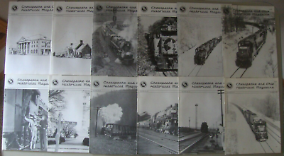 #ad 1987 Chesapeake and Ohio Historical Train Magazine Lot 12 Issues COMPLETE YEAR $14.24