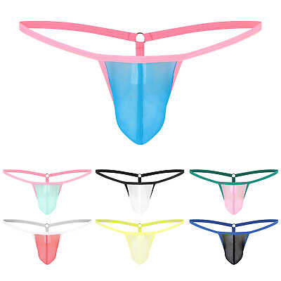 #ad US Mens Mini Micro Briefs G String Lingerie Underwear Low Rise Bulge Pouch Thong $6.64