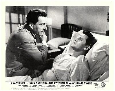 #ad The Postman Always Rings Twice original Lobby Card John Garfield 1946 Film Noir $34.99