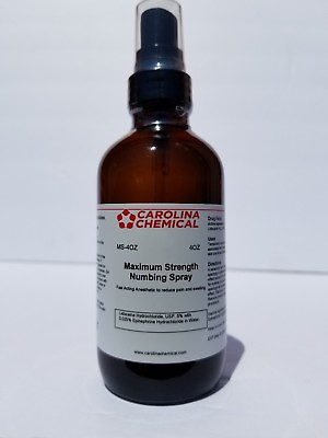 #ad Carolina Chemical Lidocaine maximum strength numbing spray like Vasocaine $39.00