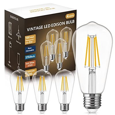 #ad DORESshop Edison Bulbs 𝟲 𝗣𝗔𝗖𝗞 Assorted colors sizes $14.30