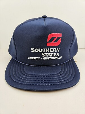 #ad Vintage SS Southern States Farm Trucker Hat Snapback Dad Cap $20.00