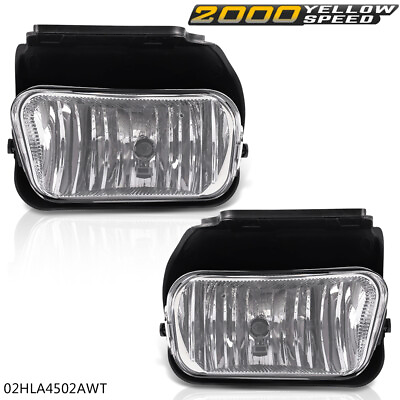 #ad Fit For 2003 2006 Chevy Silverado Avalanche Bumper Fog Lights Lamps LeftRight $26.87