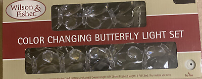 #ad New Color Changing Butterfly Led Night Light Home Room Desk Wall Decor 10 Bulbs $9.99