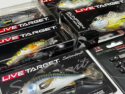 #ad Live Target Fresh amp; Salt Water Realistic Moving Fishing Lures $12.55
