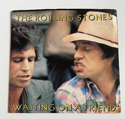 #ad Rolling Stones Waiting On A Friend Little T amp; A 45rpm With PS 1981 Excellent $12.00