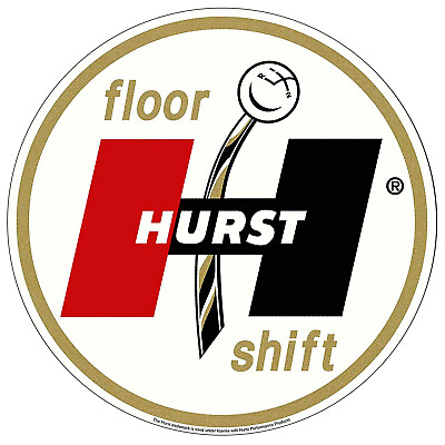 #ad Hurst 4 inch Stick Shift shifter Gasserhot Rod 4 Speed5 speed decal sticker $4.79