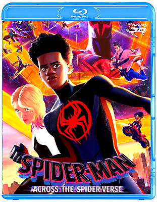 #ad Spider Man: Across the Spider Verse 3D 2023 Blu Ray quot;Disc onlyquot; Region Free $10.98