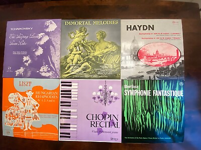 #ad Classical Record Collection Concert Hall Vinyl Six Quality Well Kept LP Albums GBP 19.78
