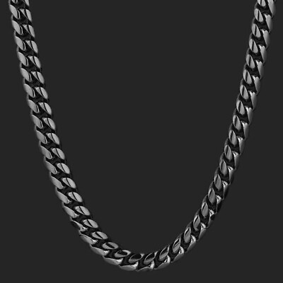 #ad Stainless Steel Cuban Chain Long Lasting amp; Durable 10mm Width 18 24in Length $132.00
