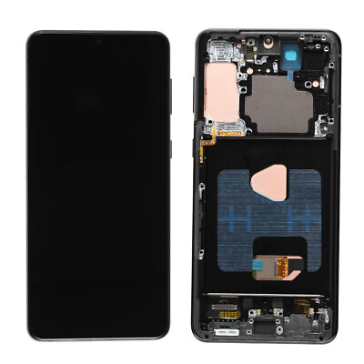 #ad OLED Black For Samsung Galaxy S21 Plus G996U LCD Touch Display Screen With Frame $82.82
