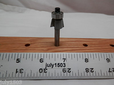 #ad 1 NEW 5 8quot; D 10° Trim Chamfer Carbide Tipped Router Bit Bearing qw $9.90