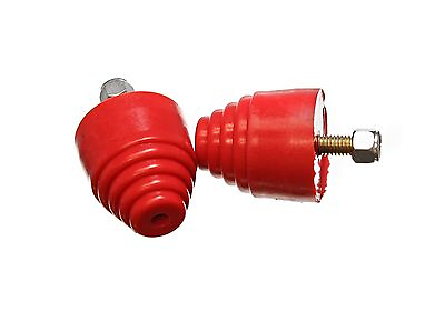 #ad Energy Suspension 9.9101R Poly Universal Bump Stops Red 2quot; OD 2.125quot; Tall PAIR $20.95