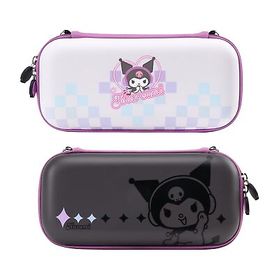 #ad GeekShare X Sanrio Carrying Case for Nintendo Switch OLED Kuromi Bag Thick 6cm $28.99