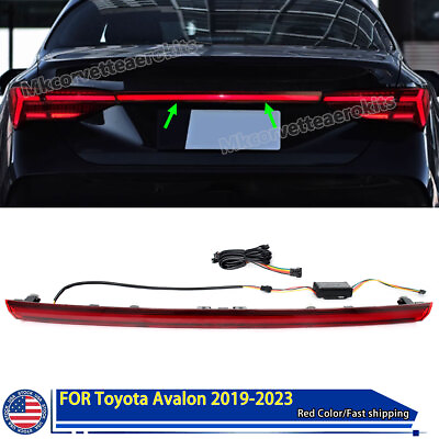 #ad Red Color LED Lens For Toyota Avalon Rear Trunk Center Brake Tail Light 2019 23 $96.86