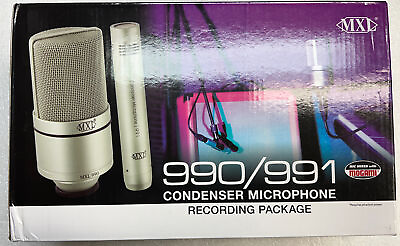 #ad New MXL 990 991 Recording Microphone Package $80.00
