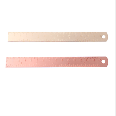 #ad 5.9quot; Thicken Brass Inch Metric Ruler Construction Drawing Painting Stationery $12.59