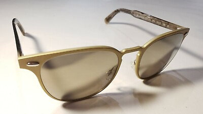 #ad Oliver Peoples Sunglasses Sheldrake Metal Matte Gold Flash OV1179S 52356G $107.00