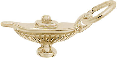 #ad 10K or 14K Gold Magic Lamp Charm by Rembrandt $385.00