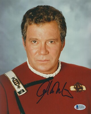 #ad WILLIAM SHATNER Autographed Signed 8X10 Photo Star Trek Beckett Authenticated $85.00