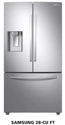 #ad Samsung 28 Cu Ft French Door Refrigerator Model RF28R6241SR Brand New NIB $849.95
