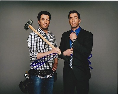 #ad #ad DREW amp; JONATHAN SILVER SCOTT Signed Autographed 8x10 PROPERTY BROTHERS Photo $209.66