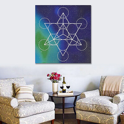 #ad 20quot; Flower of life Crystal Grid Cloth Sacred Geometry Healing tableclo US $13.35
