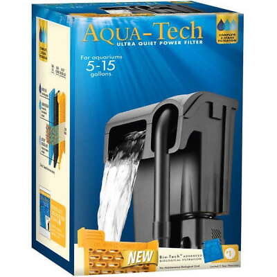 #ad Aqua Tech 5 15 Aquarium Power Filter $15.32