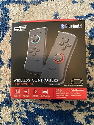 #ad BRAND NEW Wireless Controllers for Nintendo Switch Digital Essentials Bluetooth $19.95