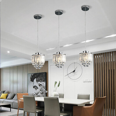 #ad Kitchen Pendant Light Crystal Chandelier Lighting Hotel Lamp Home Ceiling Lights $57.75
