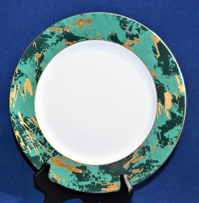#ad New LS Collection New York Lynda Sylvester RAINFOREST Pattern 11quot; Dinner Plate $39.99