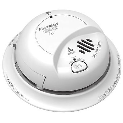 #ad NEW First Alert SC9120B Combined Carbon Monoxide amp; Smoke Alarm AC Power Battery $37.99
