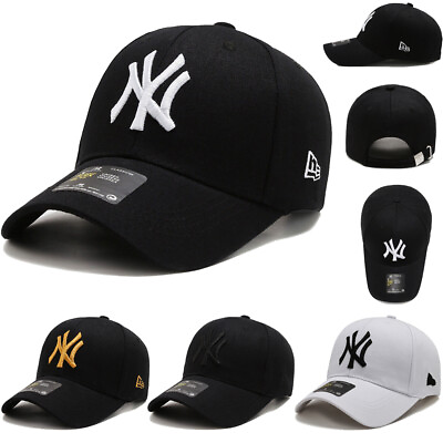 #ad Unisex NEW York NY Yankees Baseball Hat Mens Womens Sport Snapback Cap Cotton $10.99