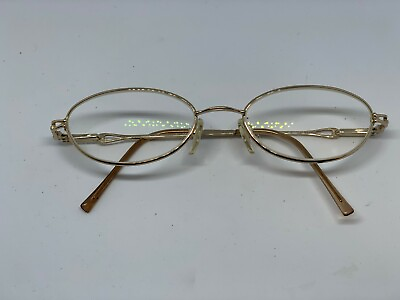 #ad Kirkland Signature Eyeglasses 51 18 Made In Italy 480318 GOLD 135 $20.00
