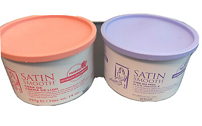 #ad Satin Smooth New Wax Lot Of Two $31.00