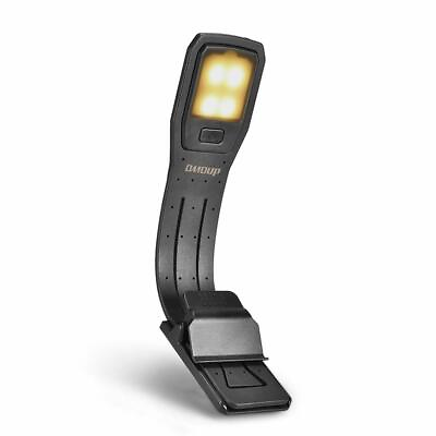 #ad PREMIUM Compact Reading Light WARM LED Flexible Arm USB Adjustable Brightness $49.99