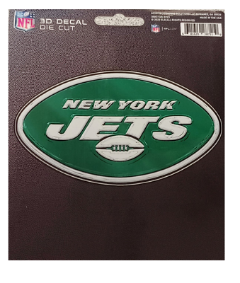 #ad Official Licensed NFL New York Jets 3D Die Cut Decal Sticker Made in USA $4.18