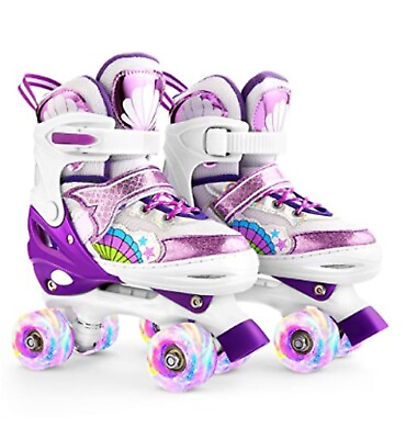 #ad Roller Skates for Kids Small Size 31 34 Adjustable Roller Skates $35.00