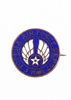#ad Home Front Topeka Air Force Depot 3 Year Civilian Service lapel pin 2963 $9.95