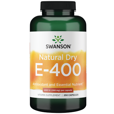 #ad Swanson Natural Dry Vitamin E 400 Iu 250 Capsules $28.82