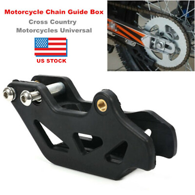 #ad Motorcycle Bikes Chain Guide Box Protective Anti Skid Chains Device Gear Cover $25.99