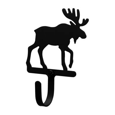 #ad Wrought Iron Moose Wall Hook Small 3.25quot; Made in USA $26.99