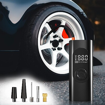 #ad Portable Air Compressor Tire Inflator for Car Tires Motorcycles Bikes Balls $78.56