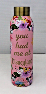 #ad Disney 21 oz Thermal Bottle Flower Design You Had Me At Disney Land $32.23