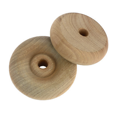 #ad Wooden Toy Wheels 2 1 4quot; Dia. 3 4quot;W 3 8quot; Axle Hole 1 pack $2.99