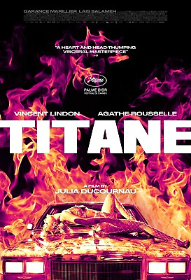 #ad Titane movie poster print 11 x 17 inches $13.96