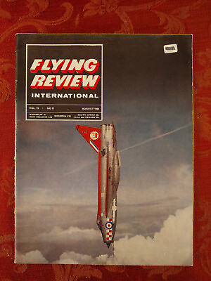 #ad RAF Flying Review Magazine August 1964 Northrop F 5 Lightning Interceptor $19.20