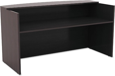 #ad Valencia Series Reception Desk with Transaction Counter 71quot; X 35.5quot; X 29.5quot; to $533.99