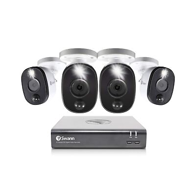 #ad Swann Home Security Camera Security System With 1TB HDD 8 Channel 4 Cam 108... $356.06