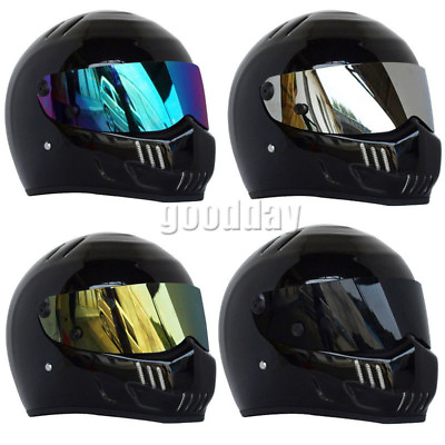 #ad Motorcycle Motocross Street Racing Fiberglass Full Face Helmet For Bandit DOT $107.14